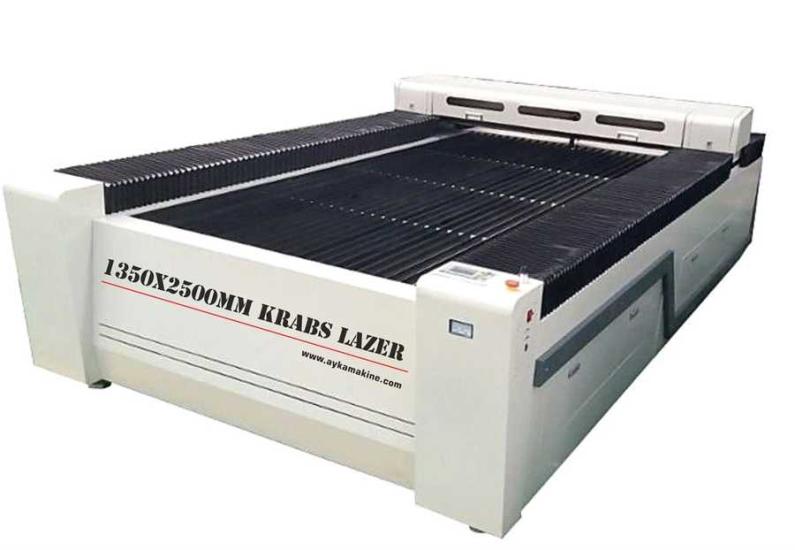 Lazer Kesim Makinası AK-135X250 100Watt Ahşap