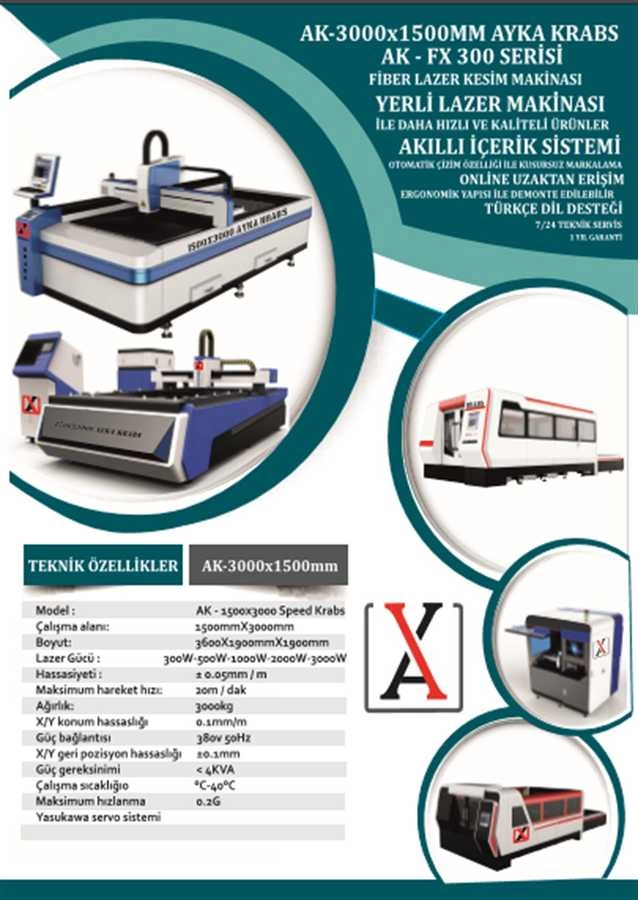Fiber Kesim Makinesi 3000W
