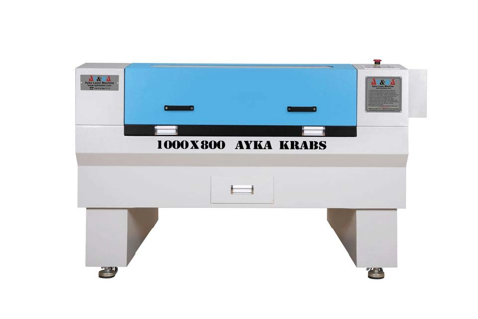 Çift Kafalı Yerli Lazer Kesim Makinesi 100x80cm